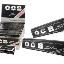 Ocb rolling papers black king size premium 32 counts plus filters at Best Smokes Online