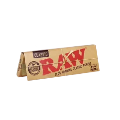 Raw classic 1 1 4 size 50 leaves at Best Smokes Online