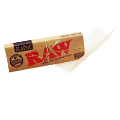 Raw classic rolling paper single wide 50 leaves at Best Smokes Online