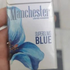Manchester super slim blue pack at Best Smokes Online