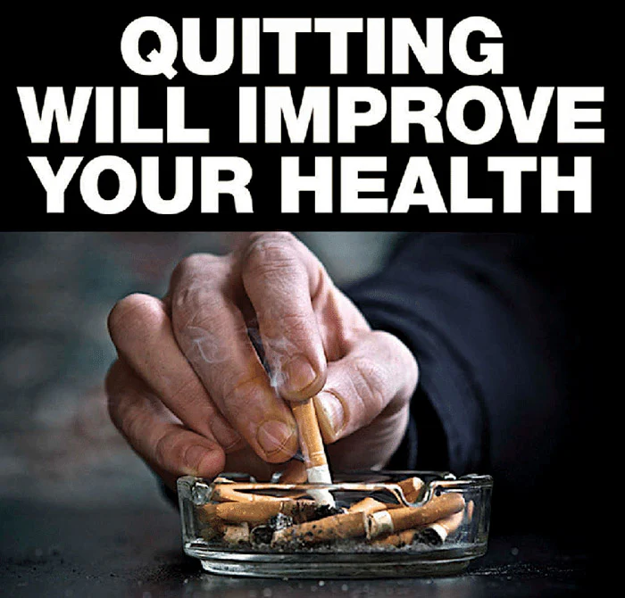 Quitting will improve your health